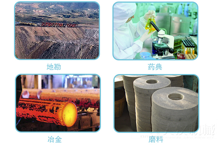 適用行業(yè):地堪，冶金，藥典,磨料