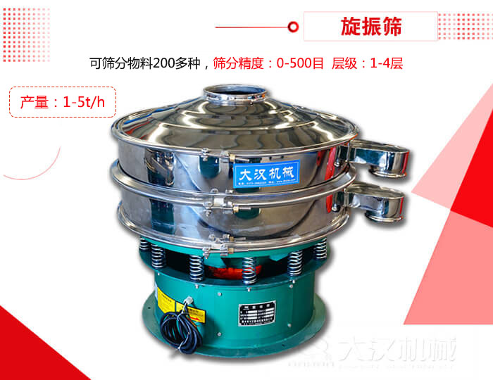 旋振篩可以特殊定制有：材質(zhì)方面包括：碳鋼，不銹鋼，全不銹鋼層級(jí)方面包括：?jiǎn)螌?，雙層，三層，四層等