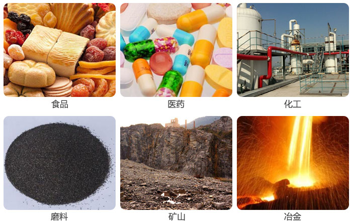 實(shí)驗(yàn)篩用于食品，磨料，醫(yī)藥，化工，冶金等行業(yè)的試驗(yàn)中。